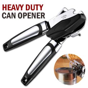 Handheld Manual Can Opener With Sharp Cutting Wheel Blade Lid Cap Openers