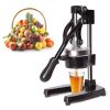 Citrus Pomegranate Juicer Labor-saving Manual Fruit Juicer Press Fruit Squeezer with Stable Non-slip Base;  Black