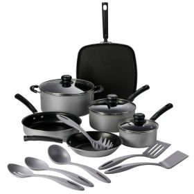 Tramontina 15 Pc Cookware Set Silver Aluminum Nonstick