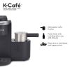 K-Cafe Single Serve K-Cup Coffee Maker, Latte Maker and Cappuccino Maker, Dark Charcoal