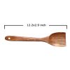 WILLART Kitchen Utensils Set; Wooden Cooking Utensil Set Non-stick Pan Kitchen Tool Wooden Cooking Spoons and Spatulas Wooden Spoons for cooking salad