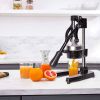 Citrus Pomegranate Juicer Labor-saving Manual Fruit Juicer Press Fruit Squeezer with Stable Non-slip Base;  Black