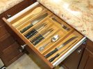 Oceanstar 5 Piece Bamboo Expandable Drawer Utensil Organizer Set