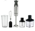 5 Core Immersion Portable Hand Blender 5-In-1 500W Handheld 8 Variable Powerful Stainless Steel with Electric Whisker; 2-Blades 860ml Food Processor;