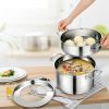 Home Delicacies Pot 2-Tier 304 Stainless Steel Steaming Cookware