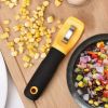 Corn Stripper Knife Corn Peeler Corn Zipper Corn Cob Remover Serrated Vertical Blade Remover Kitchen Gadget Tool