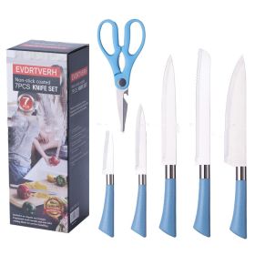 Spot Knife Set Combination Fruit Function (Option: Blue Knife Set)