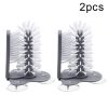 2 In 1 Cleaning Brush Cup Glass Cleaner Bottles Brush Suction Wall Lazy Brush Removable Washing Tools Kitchen Clean Accessories