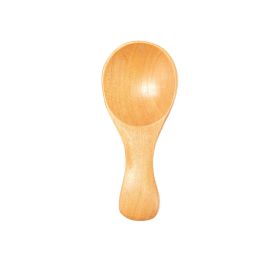 4/10/20Pcs Small Mini Natural Wooden Spoon Short Handle Spoon Kitchen Spice Condiment Spoon Sugar Tea Coffee Honey Scoop Gadgets (Color: Natural Wood Color, size: 4PCS)