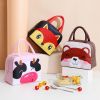 1pc Cartoon Rabbit Animal Cute Bento Bag; School Insulation Lunch Box; Lunch Bag