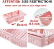 Refrigerator Drawers, Adjustable Storage Shelf Refrigerator Partition Layer Organizer