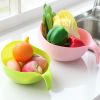 1pc Rice Washer Quinoa Strainer Cleaning Veggie Fruit Wash Sifter Kitchen Tools With Handle