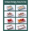 Refrigerator Drawers, Adjustable Storage Shelf Refrigerator Partition Layer Organizer