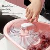 1pc, Efficient Fruit and Vegetable Washer - Spin Cleaning Machine for Fruits and Vegetables - Manual Fruit Cleaner Device - Kitchen Tool for Healthy a