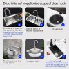 1pc Splash Guard For Sink Faucet; 10.63"x5.51"; Faucet Drain Rack; Super Absorbent Fast Drying Mat Sink Gadgets; Drip Catcher For Kitchen; Drain Stora