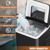 26lbs/24h Portable Countertop Ice Maker Machine with Scoop