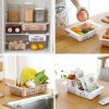 Refrigerator Drawers, Adjustable Storage Shelf Refrigerator Partition Layer Organizer