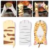 1PC 3D Cartoon Animal Cat Paws Oven Mitts Long Cotton Baking Insulation Gloves Microwave Heat Resistant Non-Slip Kitchen Gloves