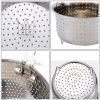 New Home Stainless Steel Steamer Basket For Instant Pot w/Silicone Handle For Steaming Vegetables Eggs Rice Meat - IP Accessory Insert Fits Into Press